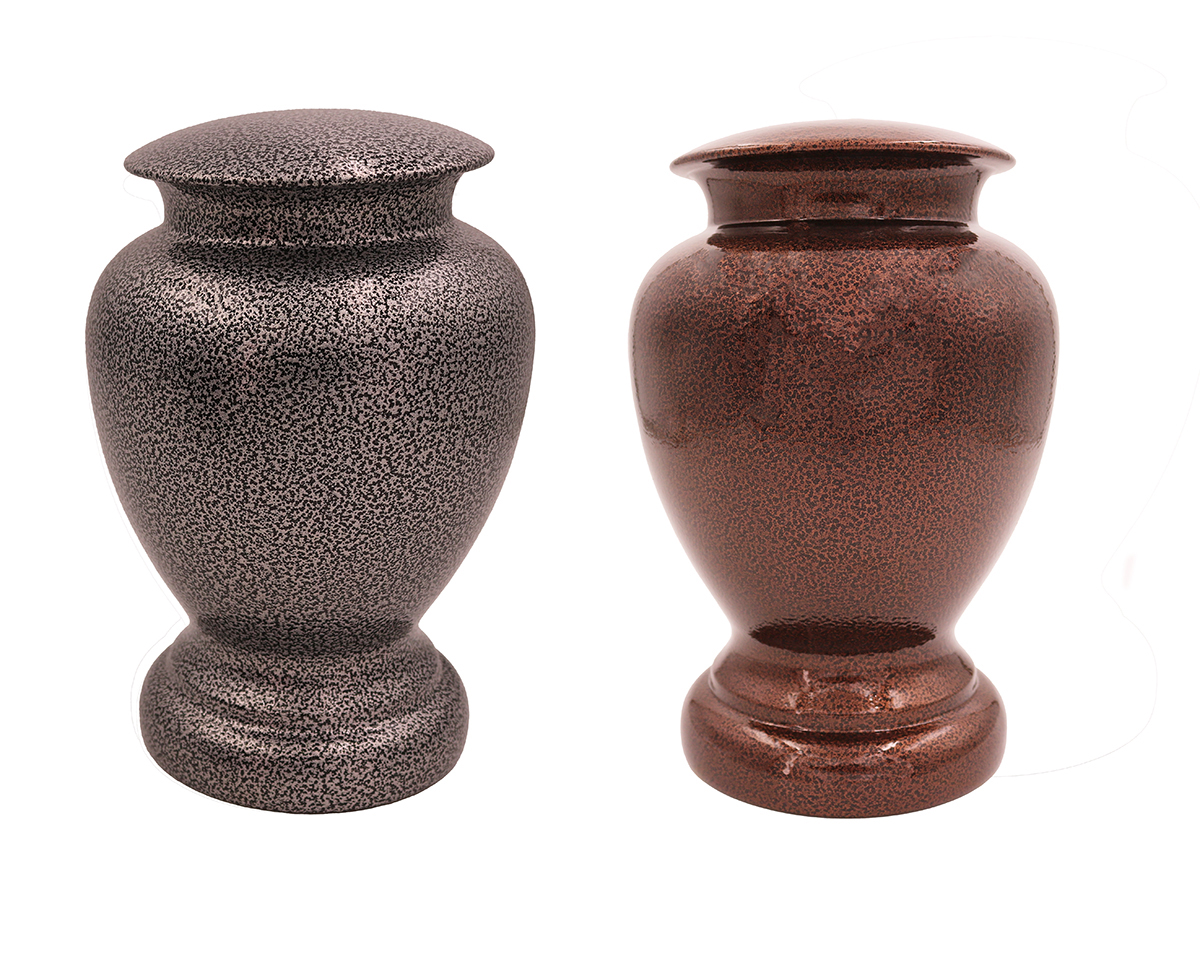 Steel Vase Urn - Click Image to Close